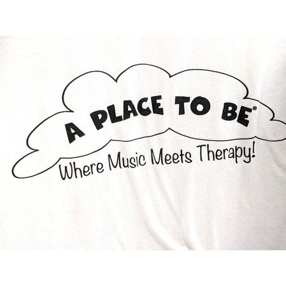 Large Long Sleeve White/Black Polyester/Cotton T-Shirt 45i - Picture 6 of 7